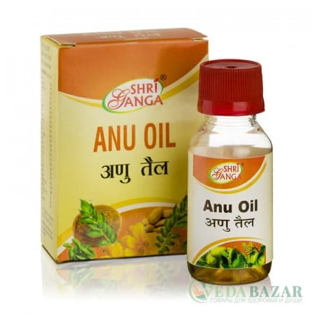 Ану Ойл (Anu Oil) масло для носа и ушей, 50 мл, Шри Ганга (Shri Ganga) фото