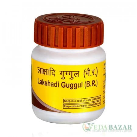 Лакшади Гуггул (Lakshadi Guggul) лечение опорно-двигательной системы, 40 таб, Патанджали (Patanjali) фото