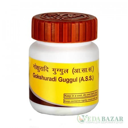 Гокшуради Гуггул (Gokshuradi Guggul) лечение заболеваний мочеполовой системы, 40 таб, Патанджали (Patanjali) фото