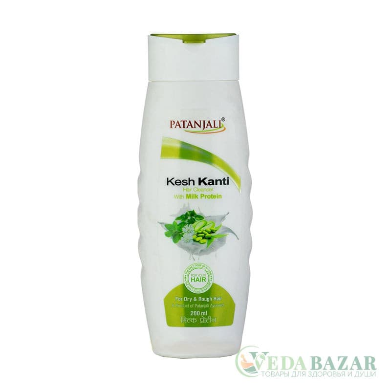 Шампунь для волос Молочный Протеин Кеш Канти (Kesh Kanti Milk Protein Hair Cleanser), 200 мл, Патанджали (Patanjali) фото
