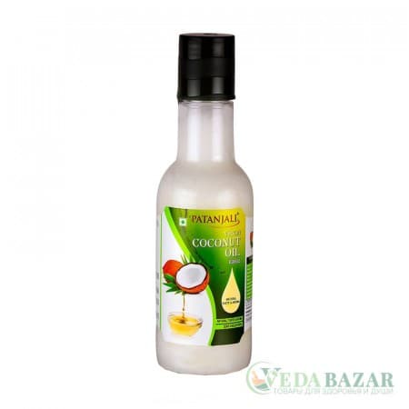 Кокосовое масло (Coconut Oil Virgin Edible) нерафинированное пищевое, 250 мл, Патанджали (Patanjali) фото