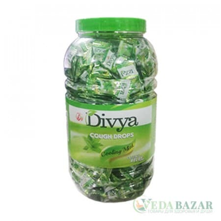 Леденцы от Кашля Дивья Мята (Divya Cough Drops Mint), 300 шт, Патанджали (Patanjali) фото