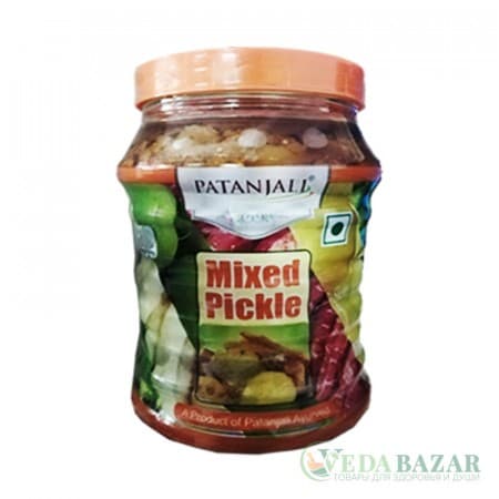 Микс Пикл (Mixed Pickle) овощи маринованные со специями в масле, 500 гр, Патанджали (Patanjali) фото
