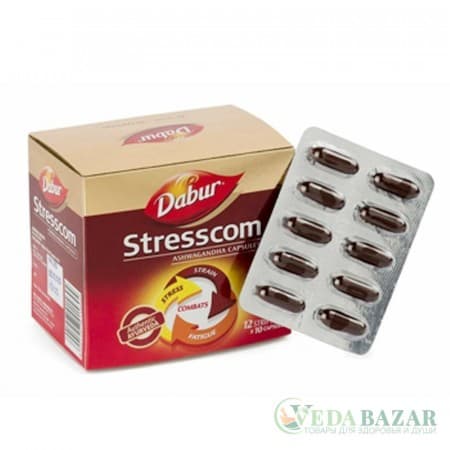 Стресском (Stresscom) антистрессовый аюрведический препарат фото