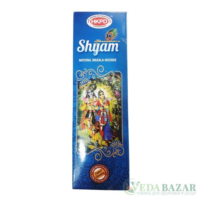 Натуральные благовония Шьям (Shyam), 200 гр, Вриндаван фото
