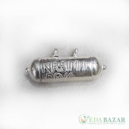 Кавача серебряная Нрисимха Дева (Silver Kavacha Nrisimha Deva), 2.5 см, Индия фото