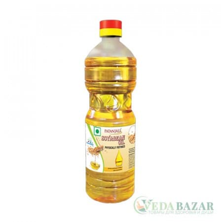 Масло Соевое (Soyabean Oil), 1 л, Патанджали (Patanjali) фото