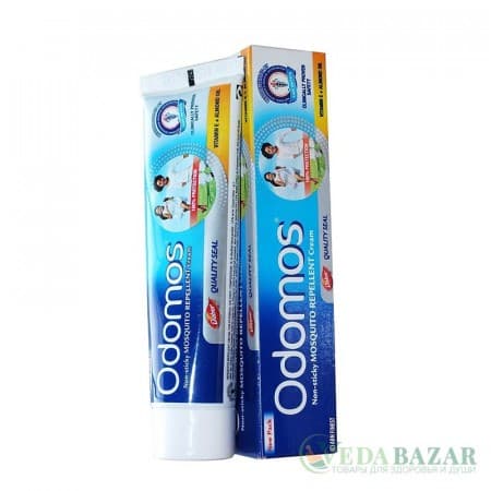 Антимоскитный крем Одомос (Odomos Mosquito Repellent Cream), 50 гр, Дабур (Dabur) фото