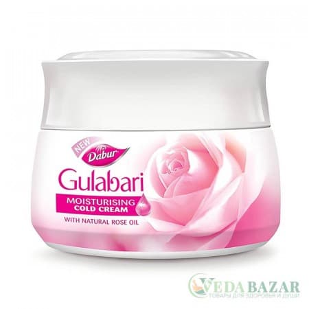 Охлаждающий крем для лица с маслом розы Гулабари (Gulabari Moisturising Cold Cream), 100 мл, Дабур (Dabur) фото