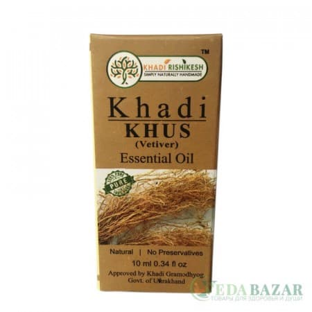 Эфирное масло Кхади Ветивер (Khadi Vetiver), 10 мл, Кхади Ришикеш (Khadi Rishikesh) фото