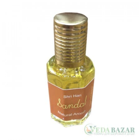 Натуральное парфюмерное масло Сандал, 10 мл, Шри Хари (Shri Hari) фото