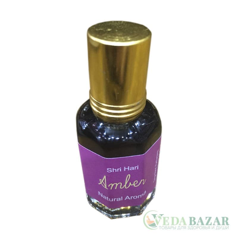 Натуральное парфюмерное масло Амбер, 10 мл, Шри Хари (Shri Hari) фото