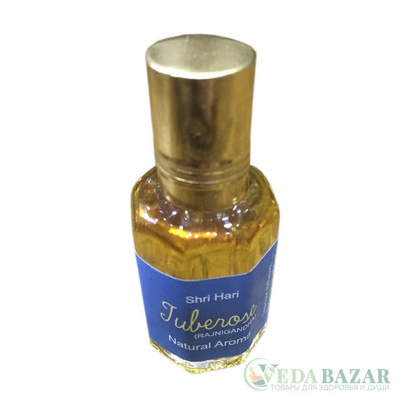 Натуральное парфюмерное масло Тубероза, 10 мл, Шри Хари (Shri Hari) фото