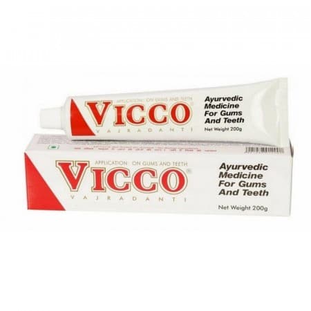Зубная паста Ваджраданти (Vajradanti Toothpaste), 200 гр, ВИККО (VICCO) фото