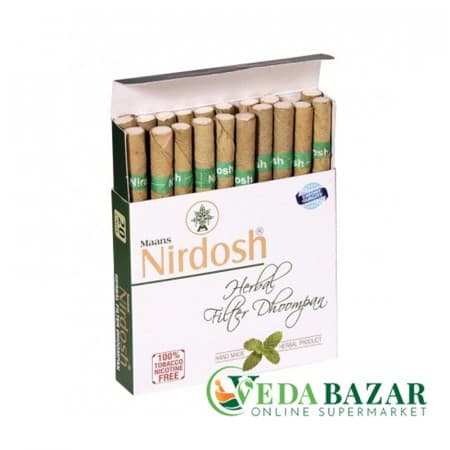 Аюрведические сигареты Нирдош (Nirdosh) без никотина, 20 шт, Маанс (Maans) фото