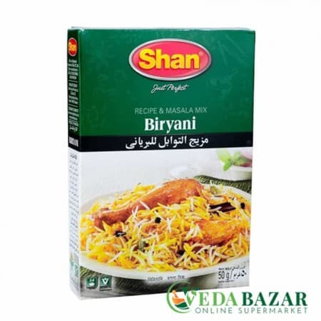 Биряни рецепт и масала микс (Biryani recipe&masala mix), 50 гр, Shan, Pakistan фото