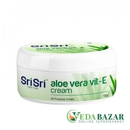 Крем Алоэ Вера Вит Е (Aloe Vera Vit E Cream), 100 гр,  Шри Шри Таттва (Sri Sri Tattva) фото