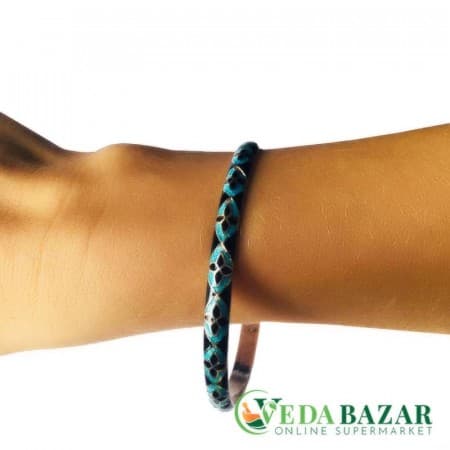 Серебрянные браслеты с эмалированным узором(Silver bracelets with enamel pattern), 200 гр, Ведабазар фото