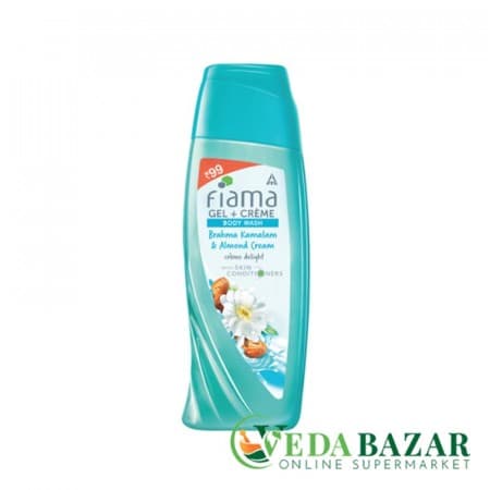 Гель для душа Брахма Камалам и Миндальный крем (Brahma Kamalam & Almond Cream, Shower Gel), 200 мл, Фиама (Fiama) фото