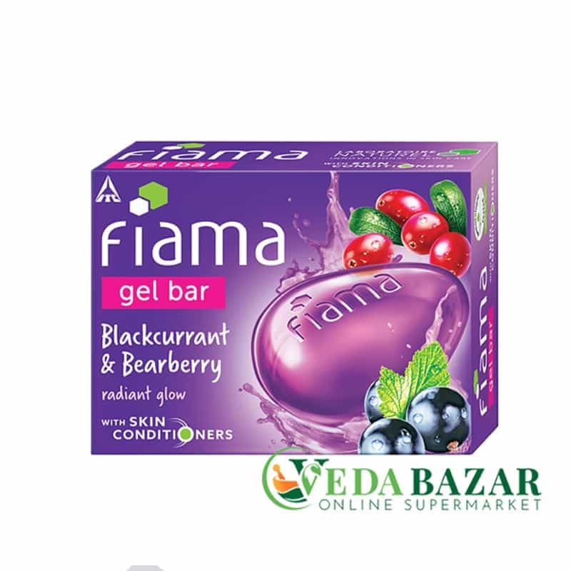 Мыло гелевое из черной смородины и толокнянки (Blackcurrant and Bearberry Gel Soap), 125 мг, Фиама (Fiama фото