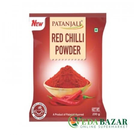 Красное чили порошок (Red chilli powder), 200 гр, Патанджали (Patanjali) фото