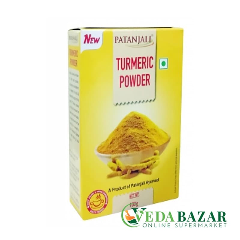 Порошок куркумы (Turmeric powder),100 гр, Патанджали (Patanjali) фото