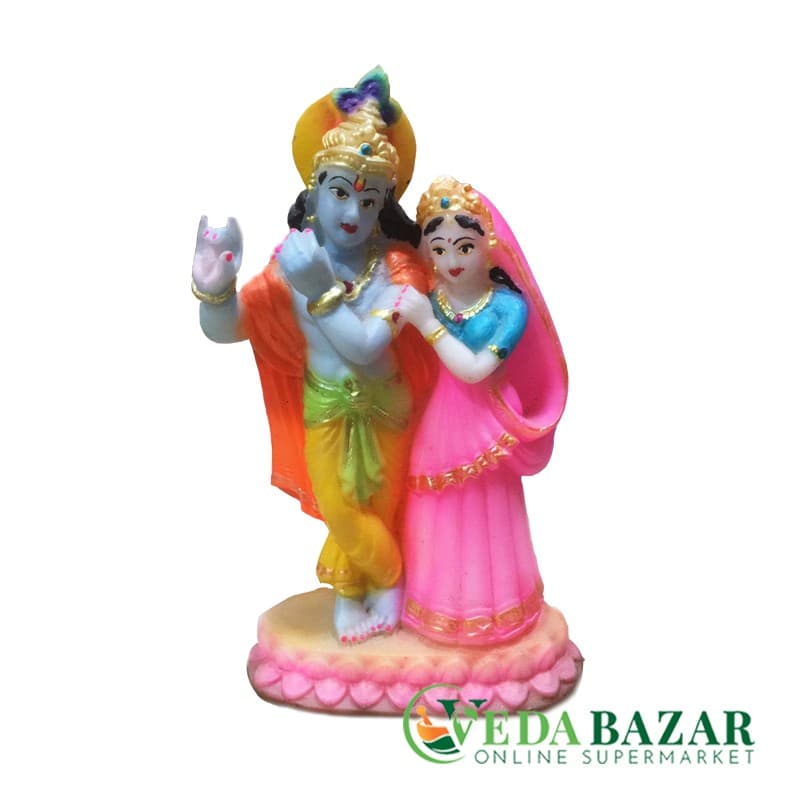 copy of Сувенир Статуэтка Радха и Кришна (souvenir figurine of Radha and Krishna), 15 см фото