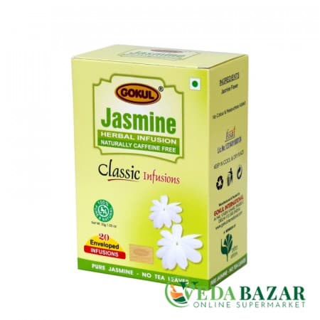 Чай Жасмин (Jasmine), 30 гр, 20 пакетиков, Гокул (Gokul) фото