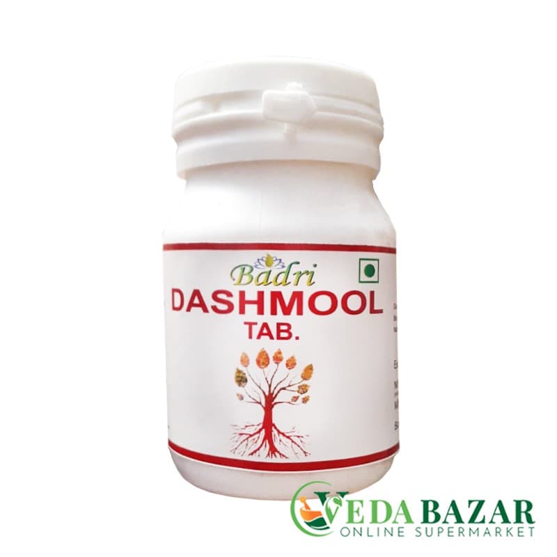 Дашамул, укрепление нервной системы (Dashmool tablets), 60 таб. , Бадри (Badri) фото