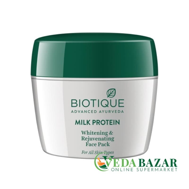 Осветляющая и омолаживающая маска Био Милк Протеин (Bio Milk Protein Face Pack) 175 гр, Биотик (Biotique) фото
