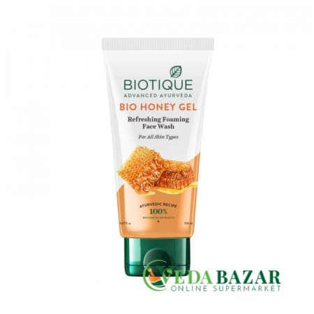 Био хани, пенка для умывания с медом (Bio Honey Gel Foaming Face Wash), 150 мл, Биотик (Biotique) фото