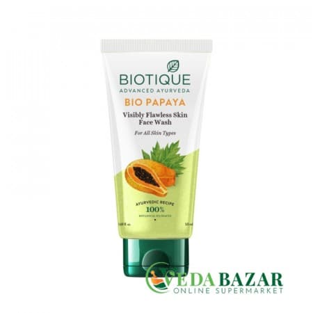 Био папайя, отшелушивающее средство для умывания (Bio Papaya Exfoliating Face Wash), 50 мл, Биотик (Biotique) фото