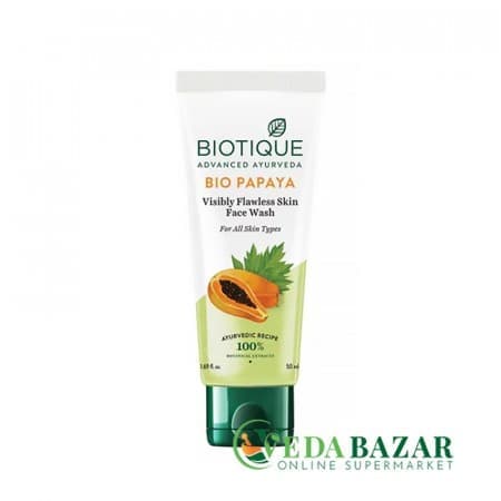 Био папайя, отшелушивающее средство для умывания (Bio Papaya Exfoliating Face Wash), 150 мл, Биотик (Biotique) фото