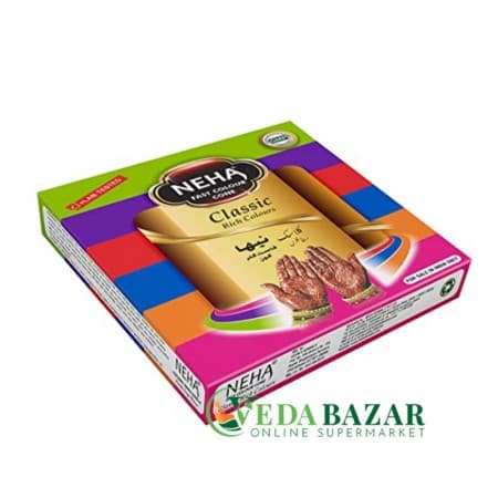 Цветная хна для мехенди (Classic Color), 12 конусов Неха Хербалс (Neha Herbals) фото