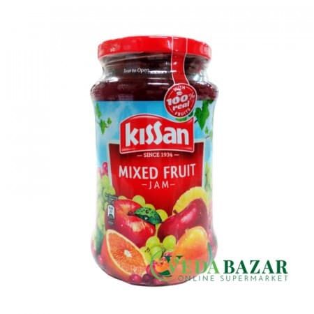 Джем - Фруктовый микс (Kissan Jam - Mixed Fruit), банка 500 гр, Киссан (Kissan) фото
