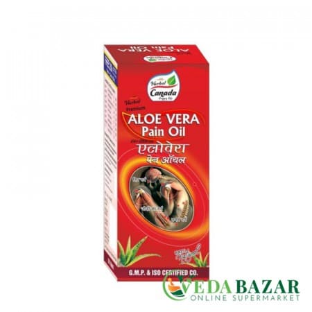 Обезболивающее масло с алоэ вера (Aloe vera Pain Oil), 60 мл, Хербал Канада (Herbal Canada) фото
