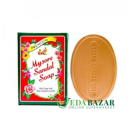 Сандаловое мыло, для питания и смягчения кожи, (Sandal Soap), 75 гр, Майсор (Mysore) фото