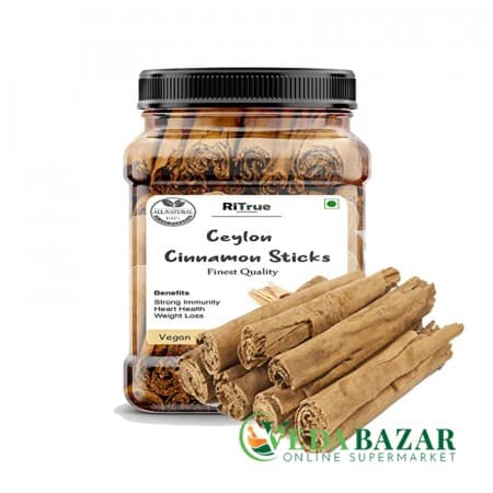 Палочки цейлонской корицы, (Ceylon cinnamon sticks), 75 гр, РиТру (RiTrue) фото