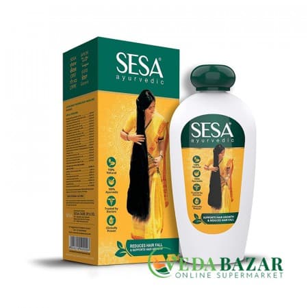 Масло для Роста Волос Шеша (Sesa Hair Oil), 200 Мл, Шеша Аюрведик (Sesa Ayurvedic) фото