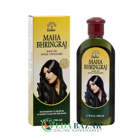 Аюрведическое Масло для Волос Махабрингарадж (Mahabringaraj Hair Oil), 200 Мл, Дабур (Dabur) фото