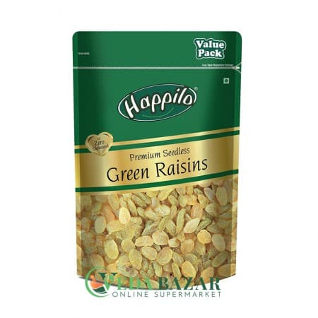 Зеленый Изюм без Косточек (Seedless Green Raisins), 500 Гр, Хаппило (Happilo) фото