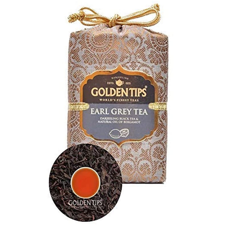 Черный Листовой Чай "Дарджилинг Эрл Грей" (Black tea "Darjeeling Earl Grey"), 200 Гр, Голден Типс (Golden Tips) фото