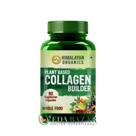 Растительный Коллаген (Plant Based Collagen Builder), 90 Капсул, Гималайская Органика (Himalayan Organics) фото