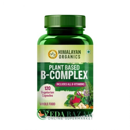 Комплекс Витаминов Группы В, (Organic B-Complex Vitamins), 120 Капсул, Хималаян Органикс (Himalayan Organics) фото