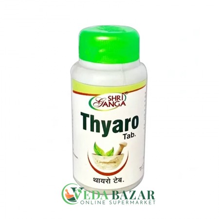 Препарат для Лечения Щитовидной Железы Тьяро (Thyaro), 120 Таб, Шри Ганга (Shri Ganga) фото