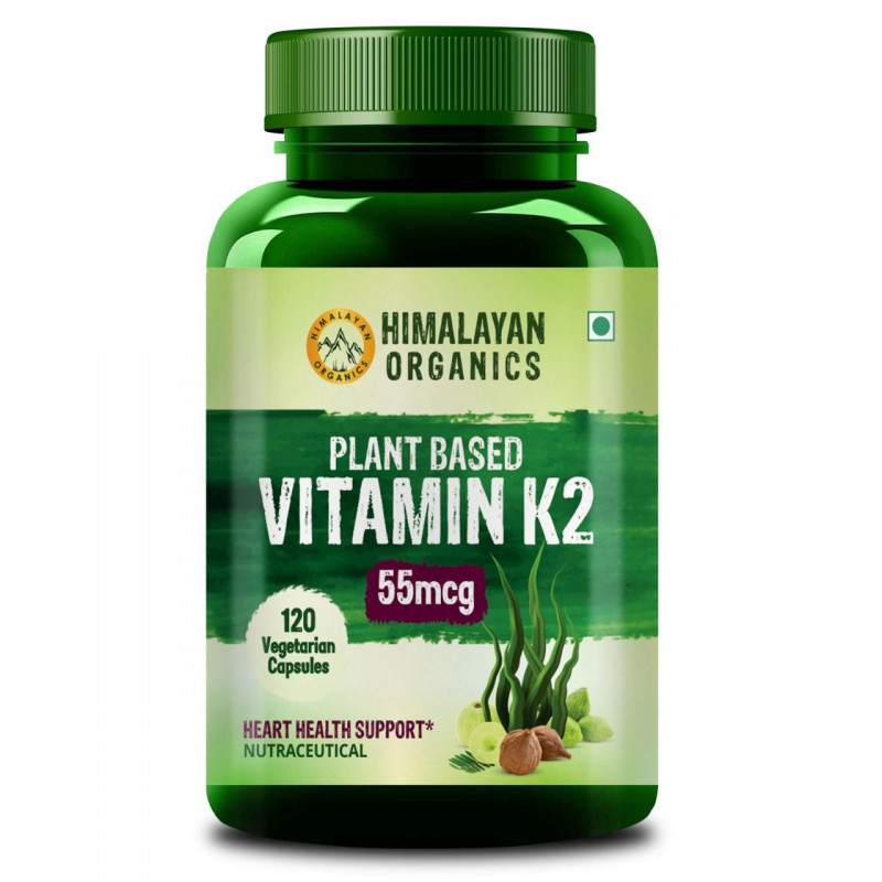 Витамин К2 (Vitamin K2), для костей, 120 таб, Хималаян Органикс (Himalayan Organics) фото