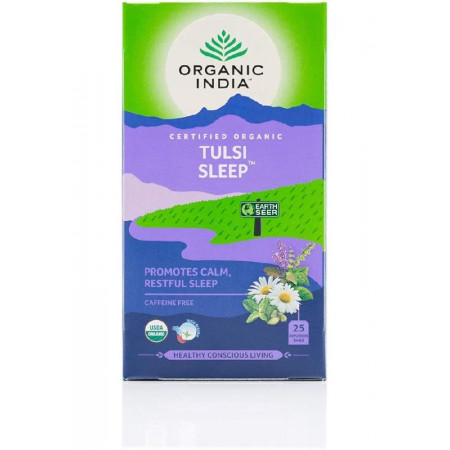 Чай Туласи Слип для сна (Tulsi Sleep), 25 шт, Органик Индия (Organic India) фото