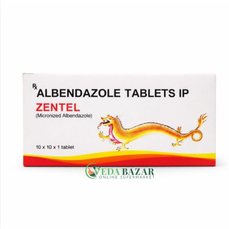 Зентел (Zentel), 10 таб., против паразитов (GSK) фото