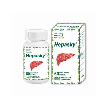 Хепаски (Hepasky), 60 таблеток, поддержка печени (Indisky Herbs, Индия) фото