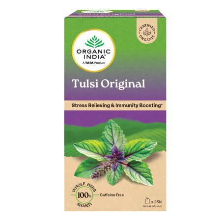 Туласи Оригинал в пакетиках (TULSI ORIGINAL), 25 шт, Органик Индия, (ORGANIC INDIA) фото